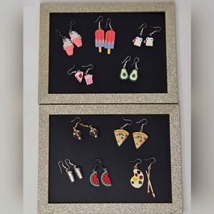 Mystery Bundle Of Cute Charm Earrings (15 Pair)